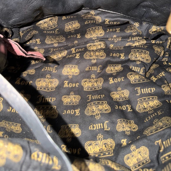 Juicy Couture silk chiffon and leather handbag - Picture 15 of 16